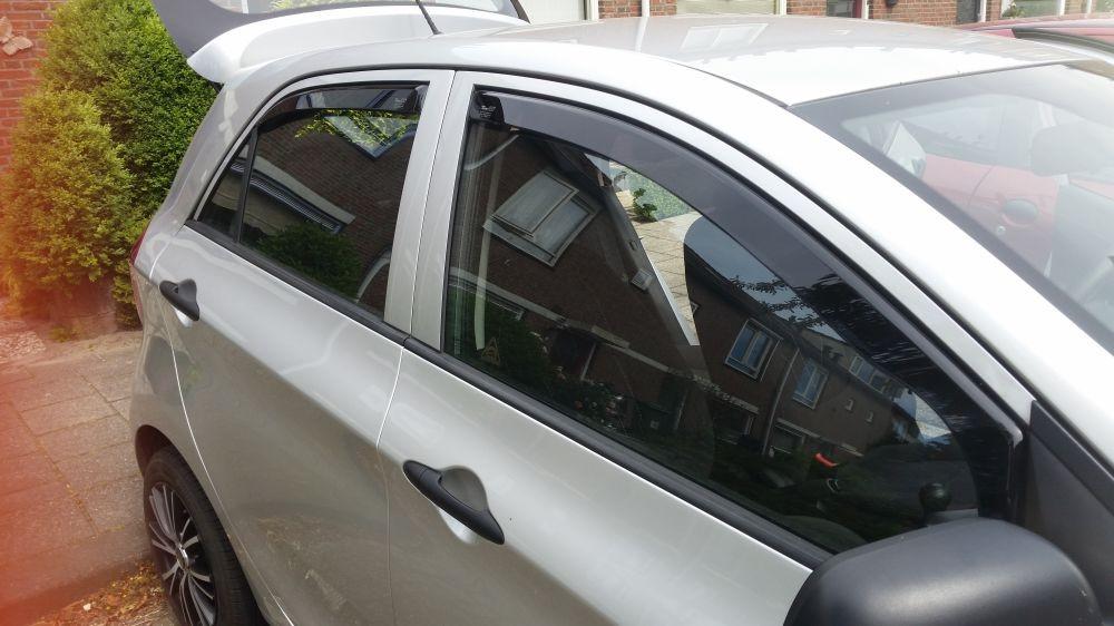 Kia Picanto zijwindschermen visors raamgeleiders fenders oa, Ophalen of Verzenden, Nieuw