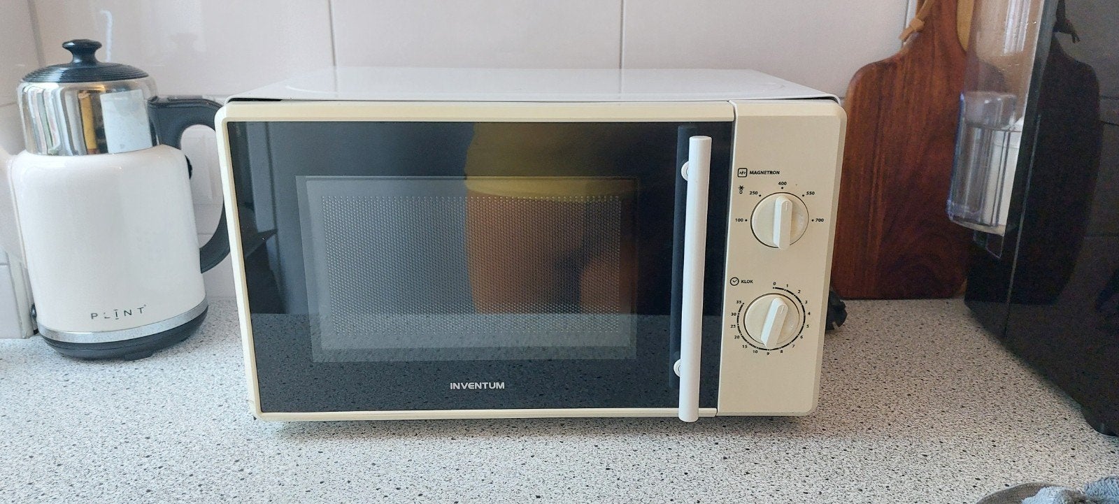 Inventum magnetron, Witgoed en Apparatuur, Ophalen, Zo goed als nieuw, Minder dan 45 cm