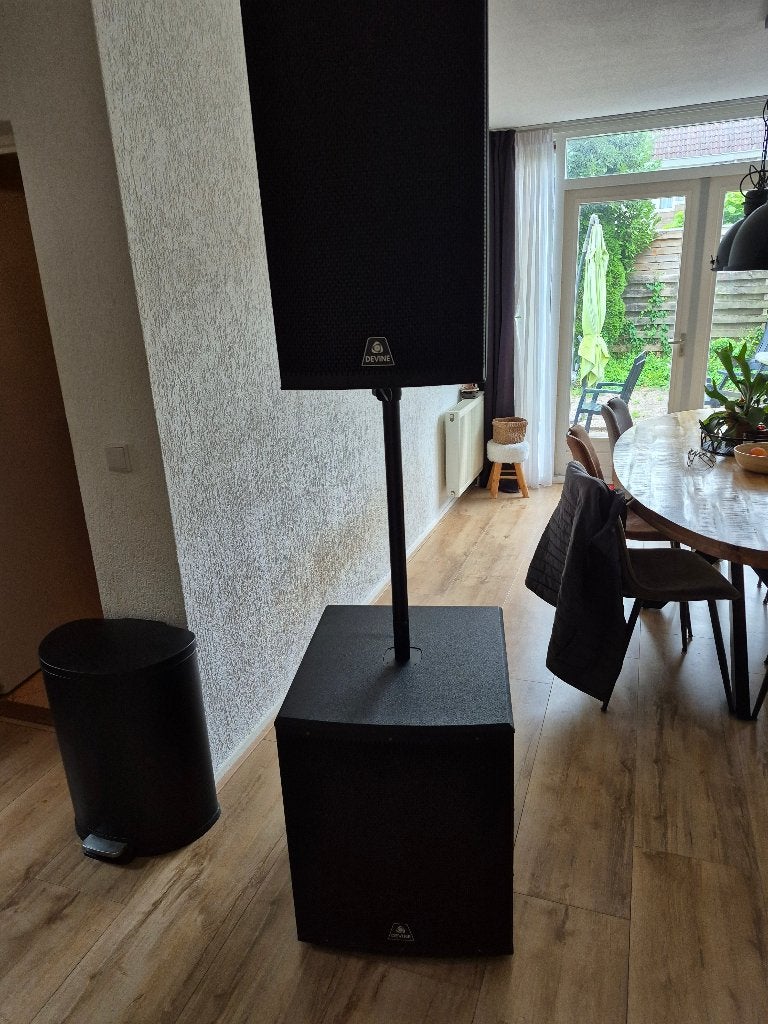 Divine Onyx Geluid Set Actief, Ophalen, Zo goed als nieuw, 1000 watt of meer, P.A.