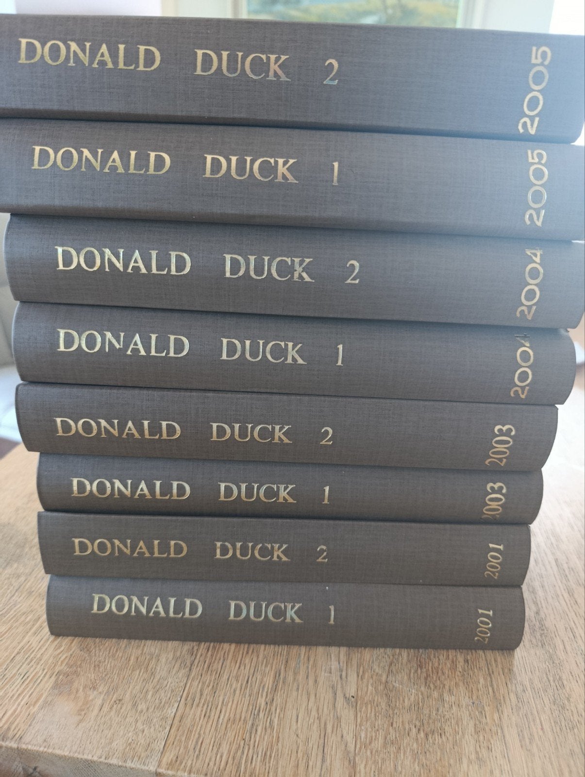 4 jaargangen ingebonden Donald Duck, Complete serie of reeks, Ophalen of Verzenden, Zo goed als nieuw