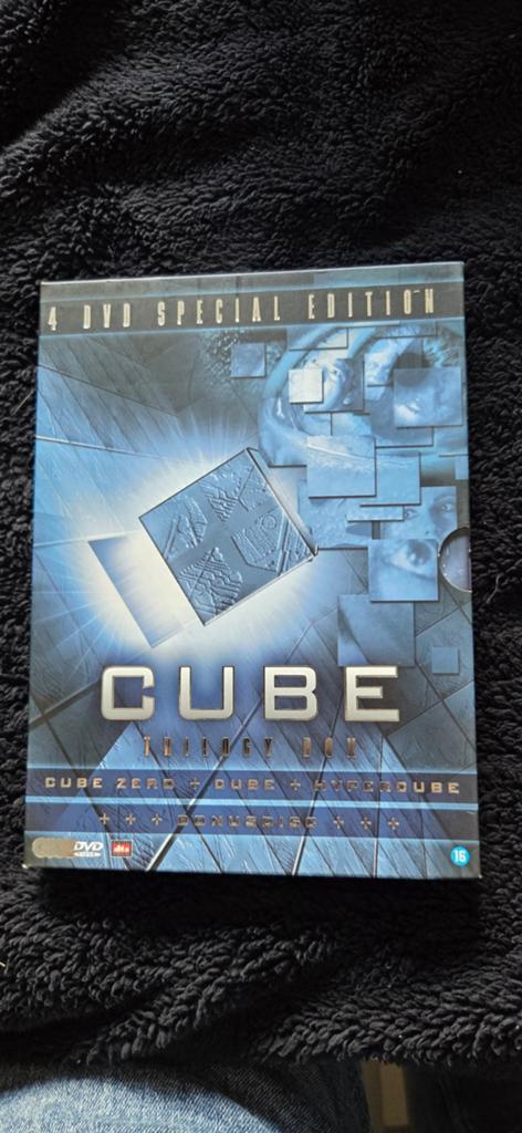 Cube Trilogy Boxset - 4 DVD Special Edition, Cd's en Dvd's, Dvd's | Overige Dvd's, Gebruikt, Vanaf 16 jaar, Ophalen of Verzenden