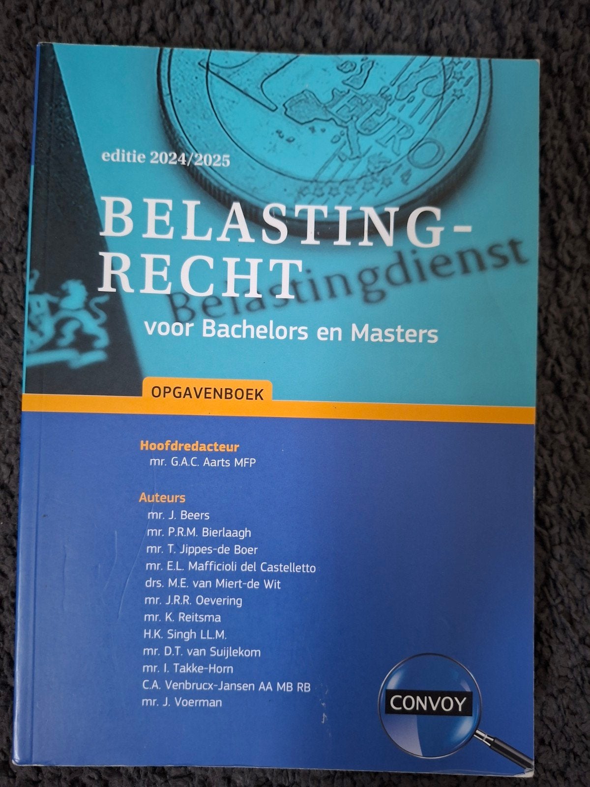 Belastingrecht Opgavenboek 2024/2025 - Bachelors & Masters, Boeken, Zo goed als nieuw, Alpha, LBO, J. Beers, P.R.M. Bierlaagh e.a.