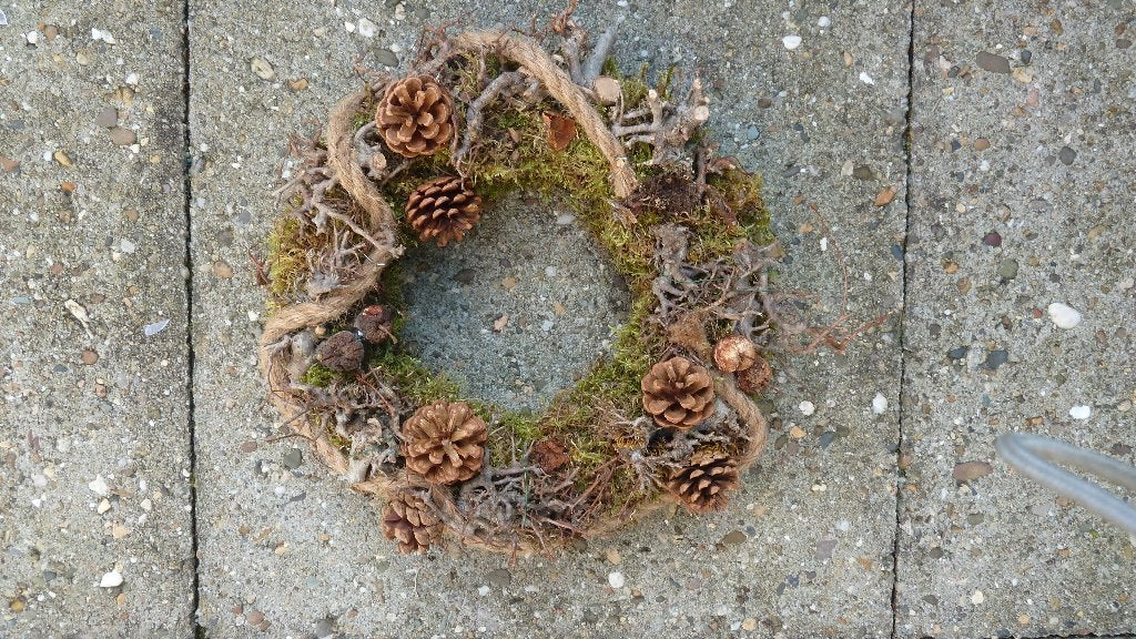 Kerstkrans, Diversen, Ophalen of Verzenden, Gebruikt