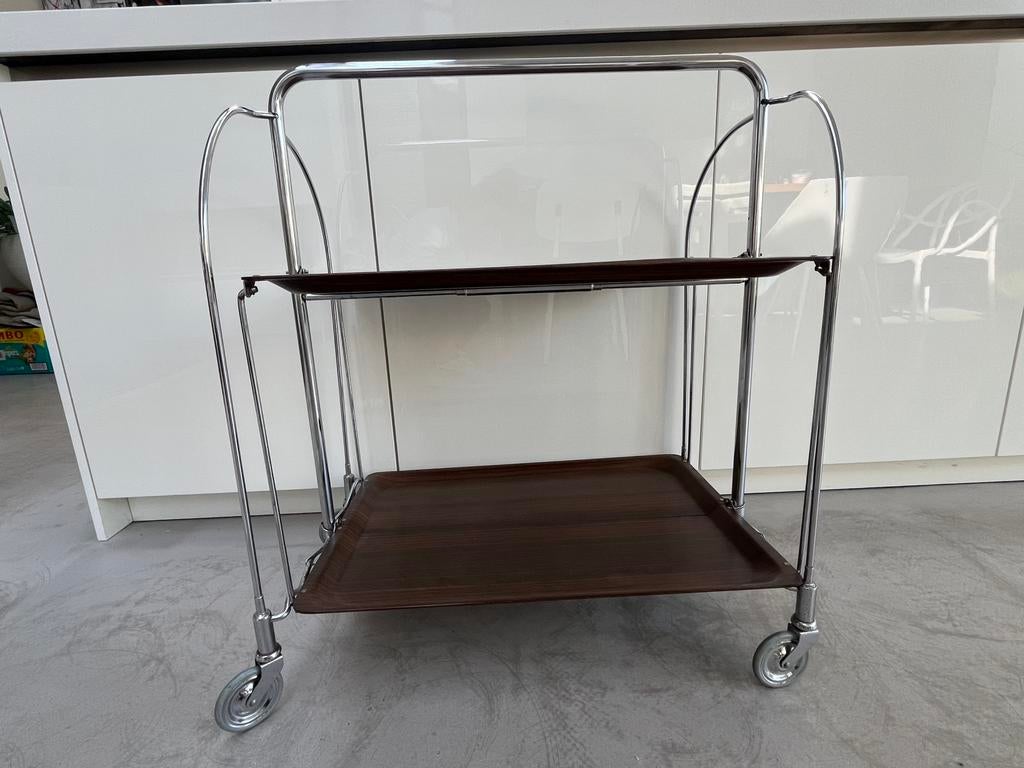Serveerwagen Bremshey & Co vintage jaren 1950/1960, Huis en Inrichting, Ophalen, Gebruikt