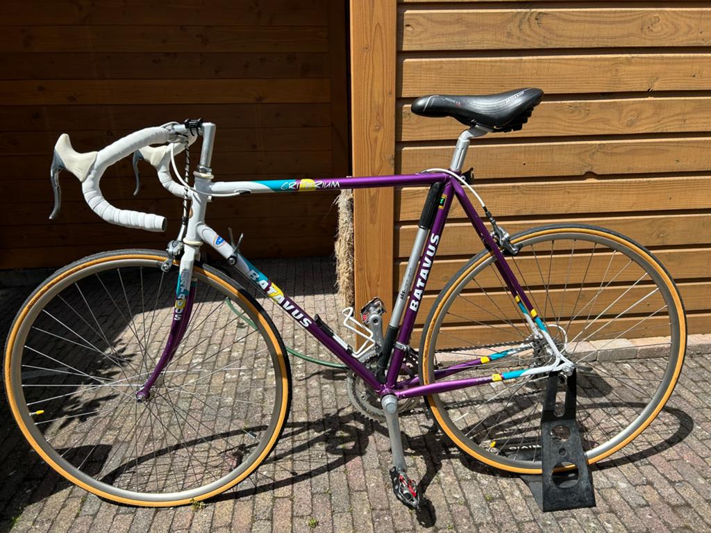 Retro Batavus racefiets (tradionale kleuren), Ophalen, Batavus, Zo goed als nieuw, 53 tot 57 cm