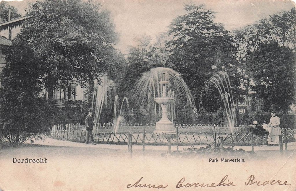 702-222-011 Dordrecht Park Merwestein, Verzenden, Voor 1920, Zuid-Holland