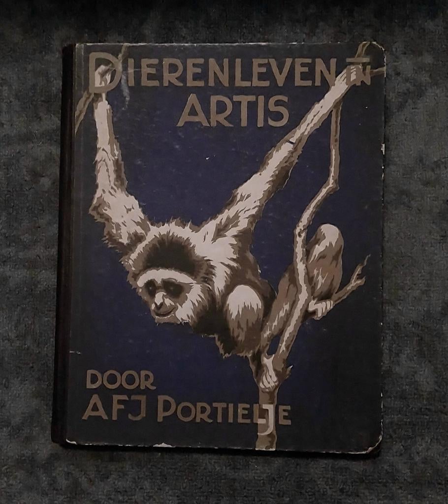 Dierenleven in Artis - A.F.J. Portielje (1939), Boeken, Ophalen of Verzenden