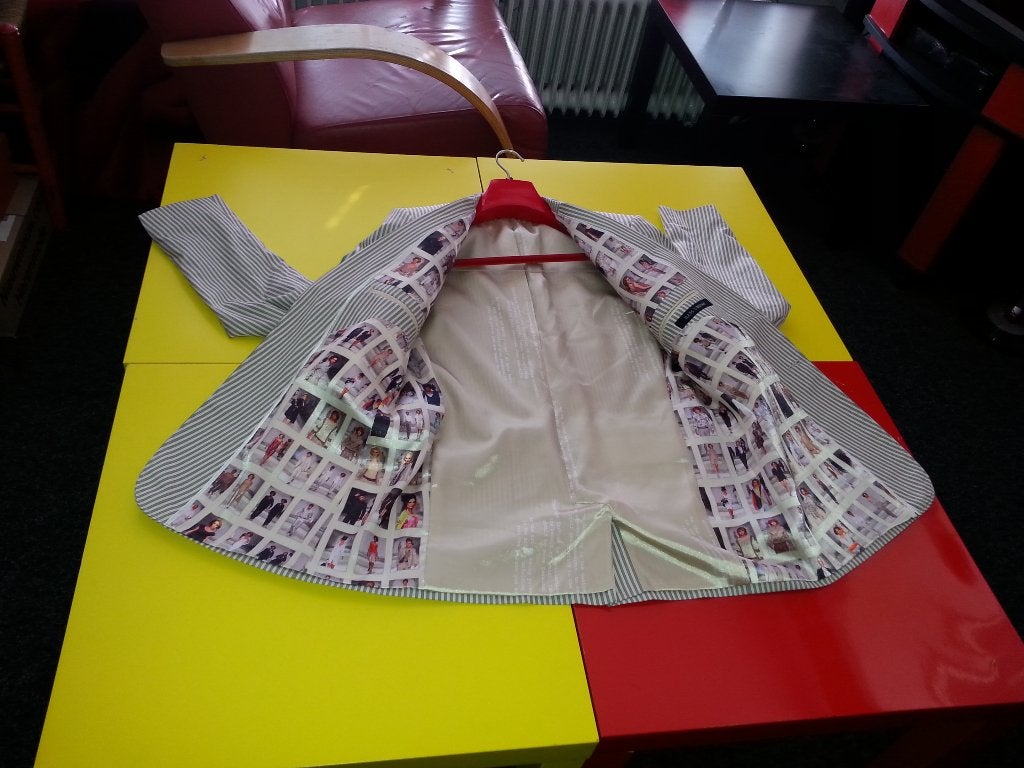 Foto 4 van Hans Ubbink colbert met beige kleur maat 52