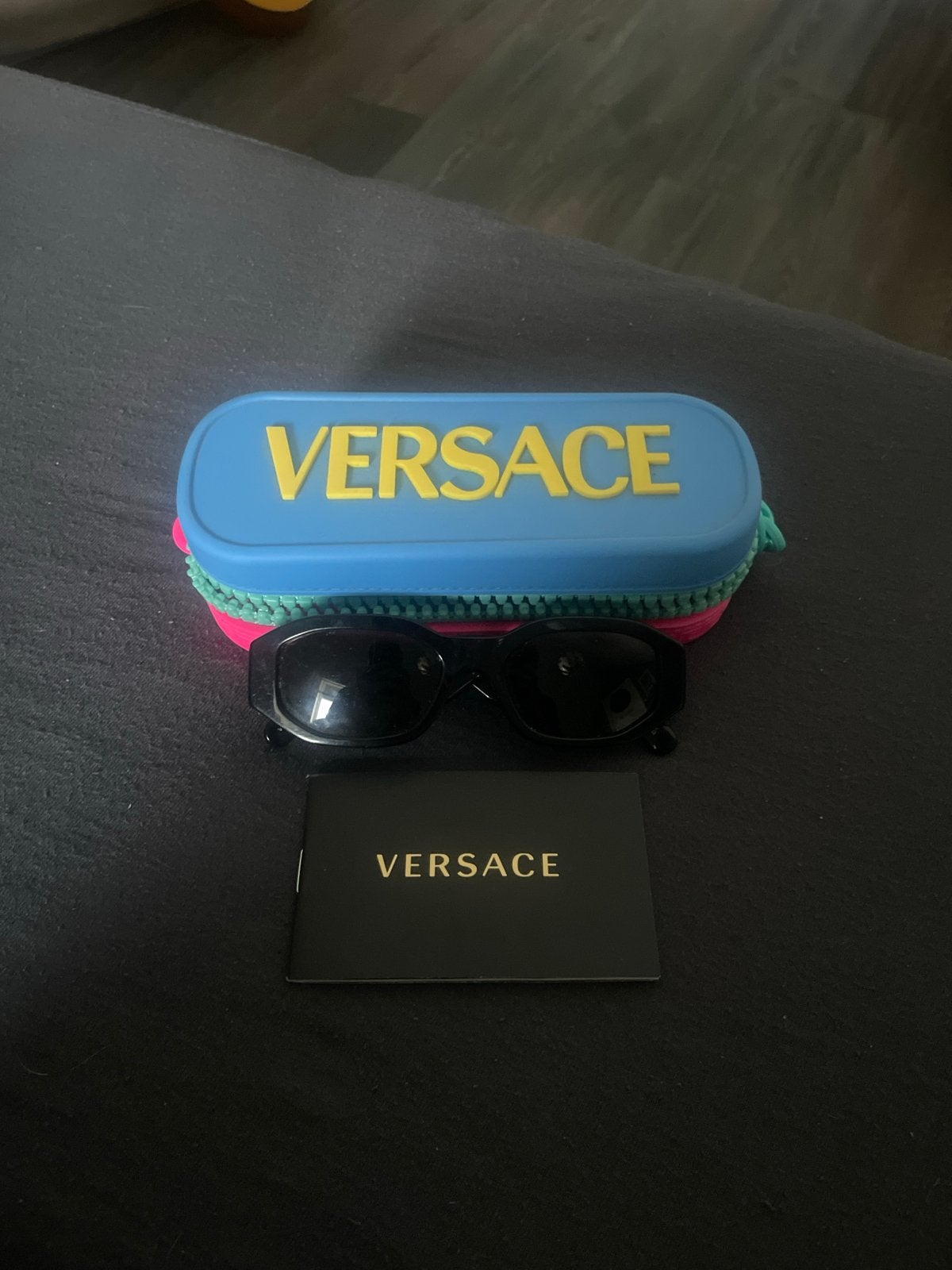 Versace Zonnebril, Zonnebril, Zwart, Gianni Versace, Ophalen of Verzenden