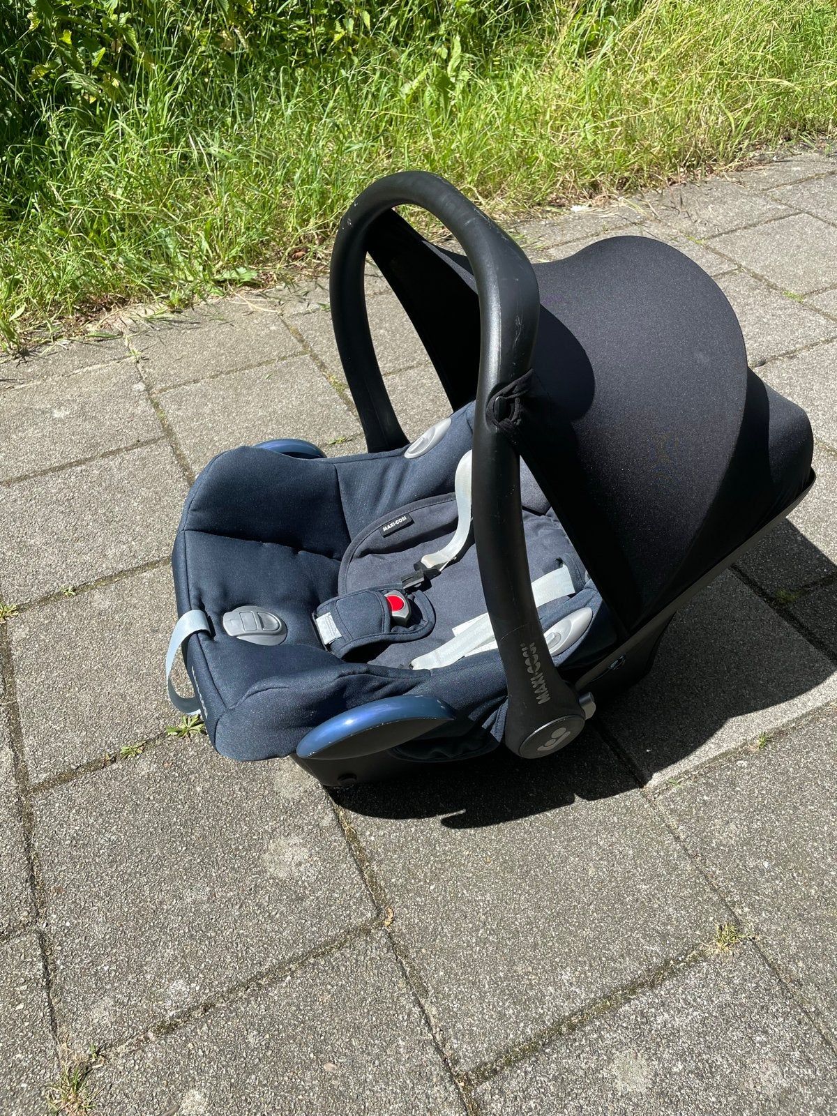 Maxi Cosi Cabriofix met Newborn insert, Ophalen, 0 t/m 13 kg, Maxi-Cosi, Gebruikt