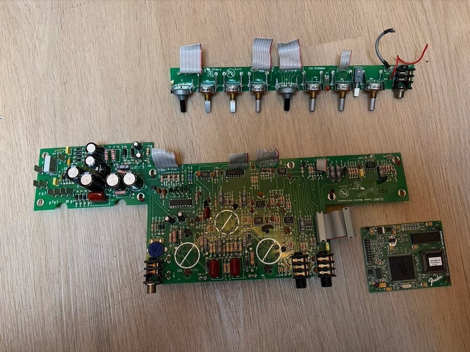Printplaten Fender Super Champ XD - Defect voor onderdelen, Ophalen of Verzenden, Gebruikt, Elektrische gitaar