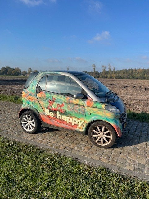 Smart Fortwo 0.6 40KW AUT 2002 Grijs, Automaat, Overige kleuren, Panoramadak, 3 cilinders