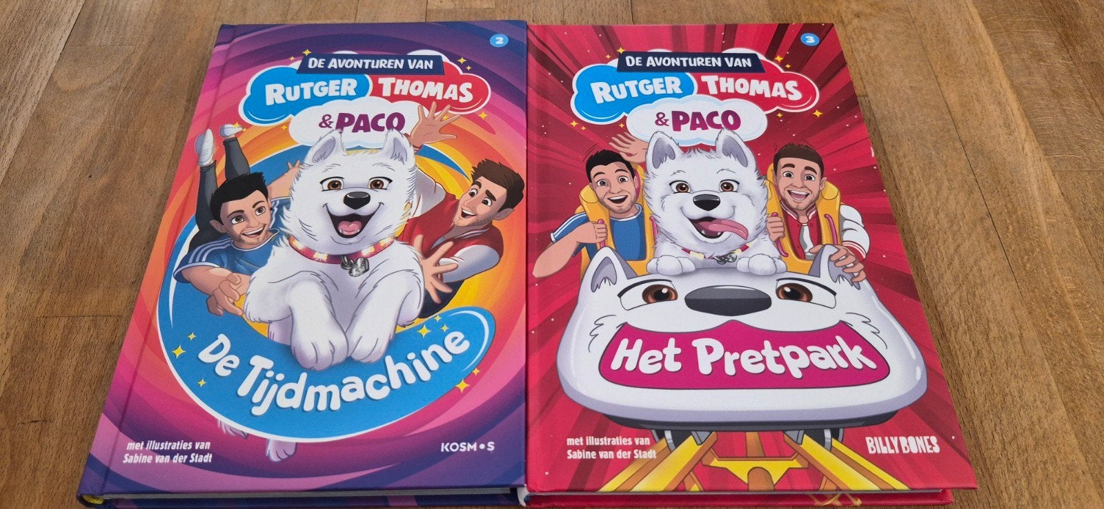 De Avonturen van Rutger, Thomas & Paco - 2 boeken, Ophalen of Verzenden, Zo goed als nieuw, Rutger Vink, Thomas van Grinsven, Fictie algemeen