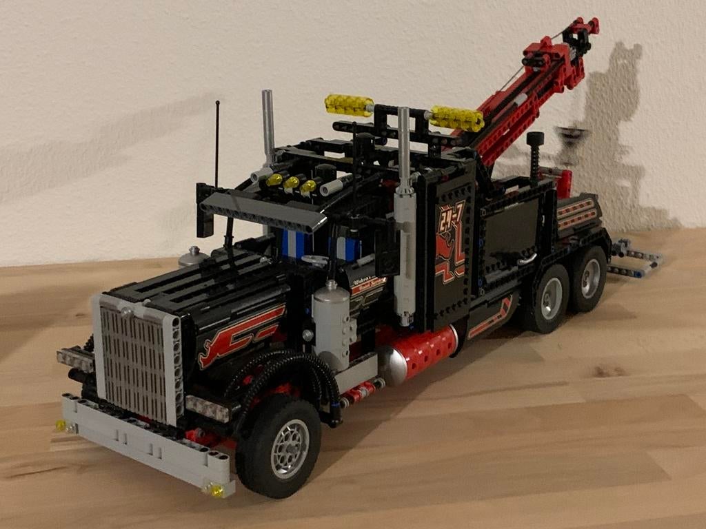 Lego technic 8285 tow truck sleepwagen met boekjes en doos, Ophalen, Gebruikt, Lego, Technic