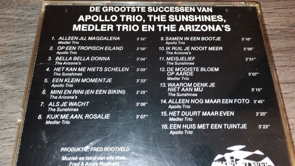 De Beste Hollandse Trio\'s, Ophalen of Verzenden, Zo goed als nieuw, Levenslied of Smartlap