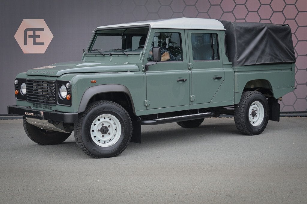 Land Rover Defender 2.2 D 130 DC | 1e EIGENAAR | ELEK. RAMEN, Auto's, Land Rover, Stof, Gebruikt, 4 cilinders, 122 pk