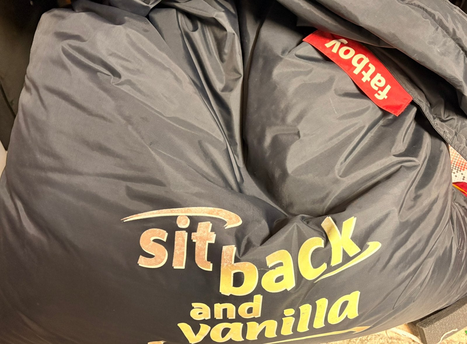 Fatboy zitzak coca cola and vanilla, Ophalen, Gebruikt, Gebruiksvoorwerp