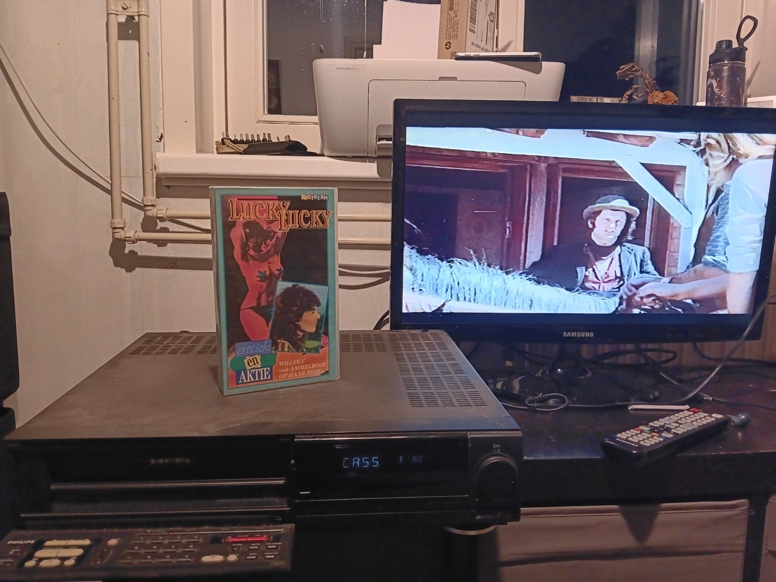 Philips Hi-Fi Stereo VHS HQ Videorecorder, Ophalen of Verzenden, Gebruikt, VHS-speler of -recorder