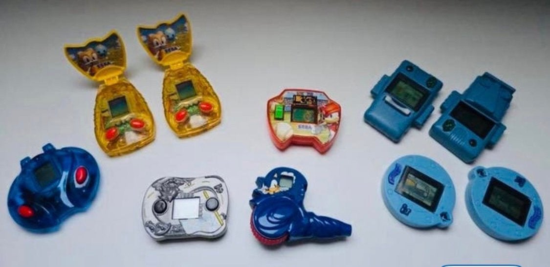 9 SEGA mini computer games van McDonalds, Ophalen of Verzenden