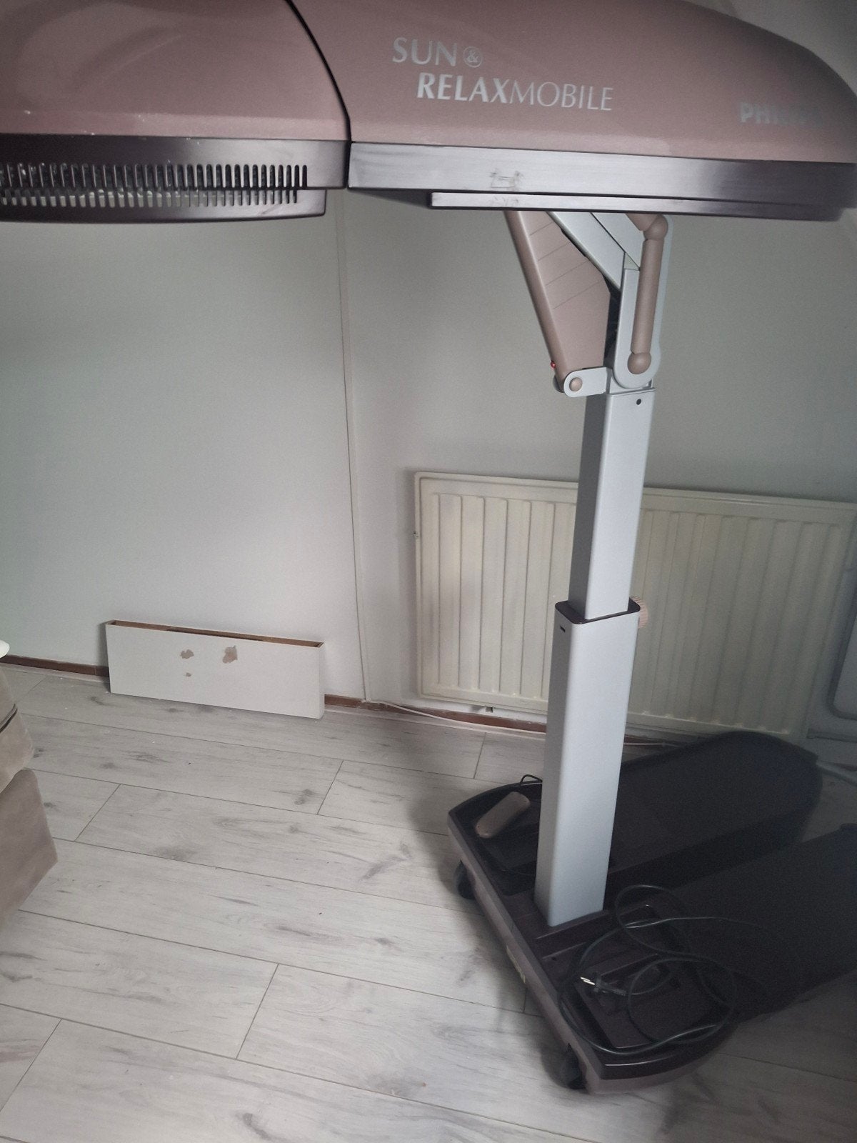 Philips sun mobile verrijdbaar met afstand bediening, Ophalen, Gebruikt, Zonnebank enkelzijdig, Minder dan 10 lampen