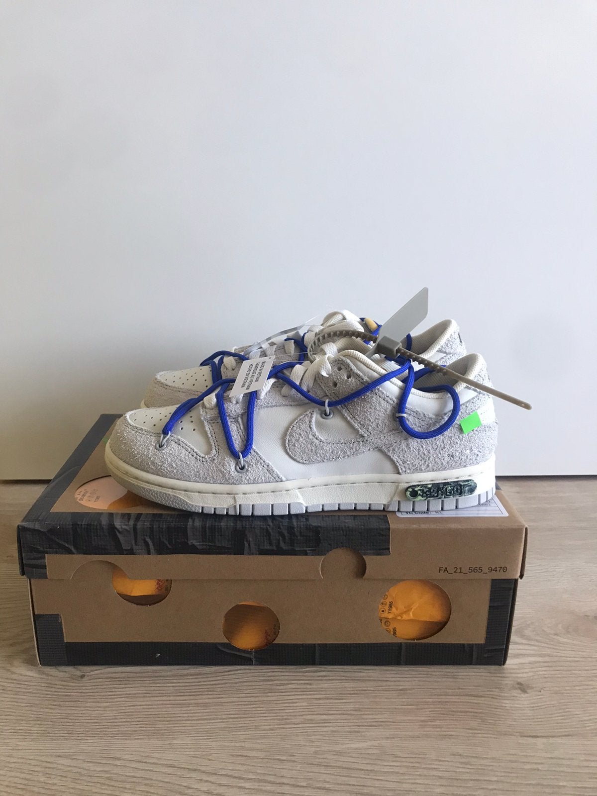 Nike dunk low off white lot 32, Wit, Nike, Nieuw, Ophalen of Verzenden