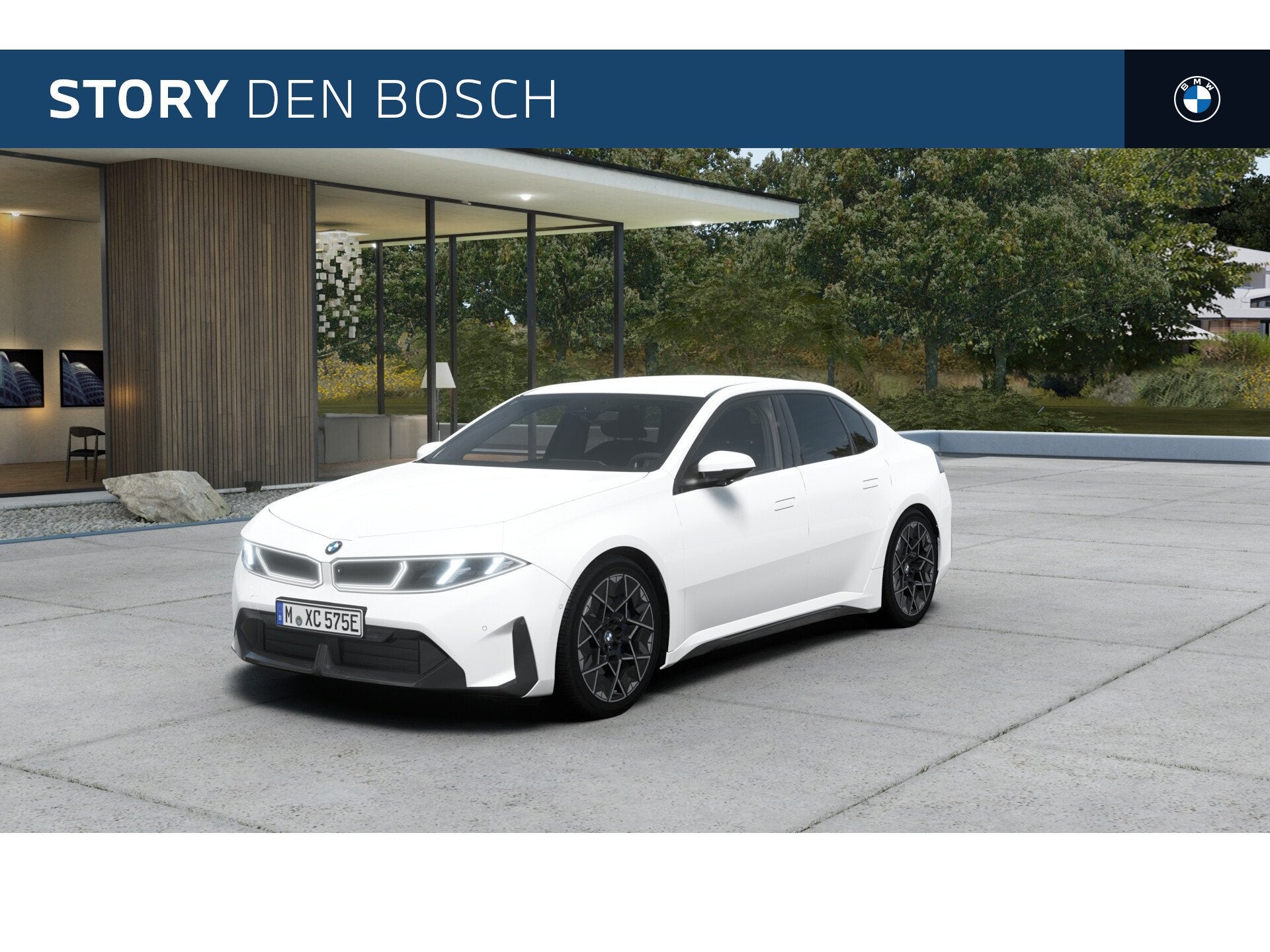 BMW i3 50 xDrive M Sport / Trekhaak / 3D Head-Up / Harman Ka, Auto's, Automaat, Dealer onderhouden, Zwart, Wit