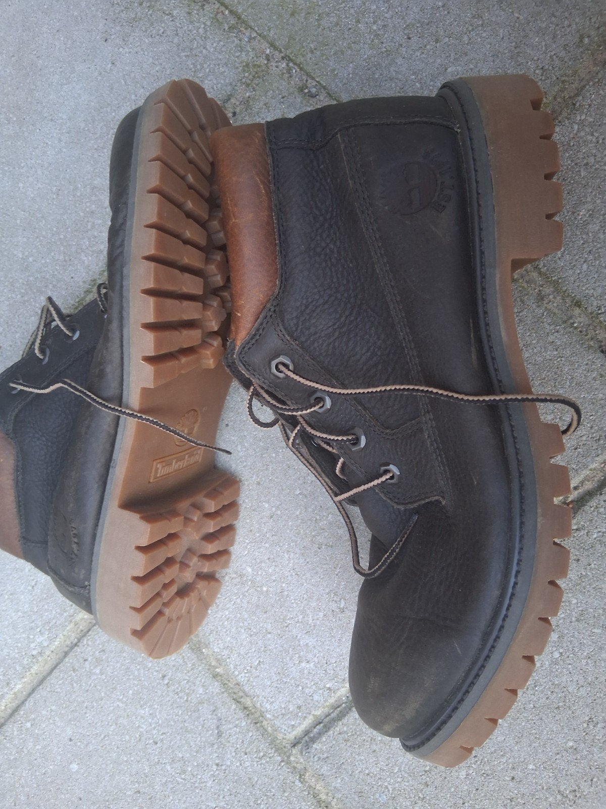 Timberland laarzen maar een keer gedragen, Ophalen of Verzenden, Zo goed als nieuw, Bruin, Boots