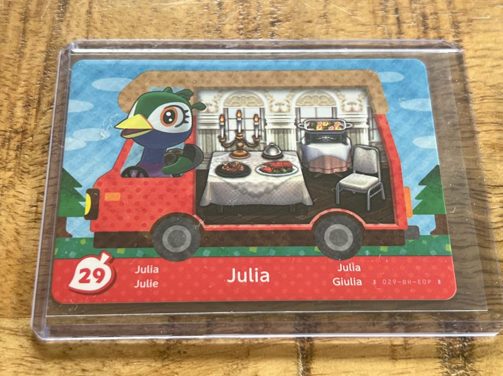 Animal Crossing Amiibo Julia 29, 1 speler, Ophalen of Verzenden, Zo goed als nieuw, Vanaf 3 jaar