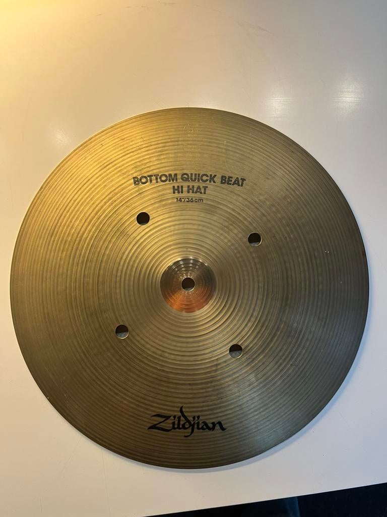 Zildjian quick beat hihat 14 inch, Ophalen of Verzenden, Zo goed als nieuw, Overige merken