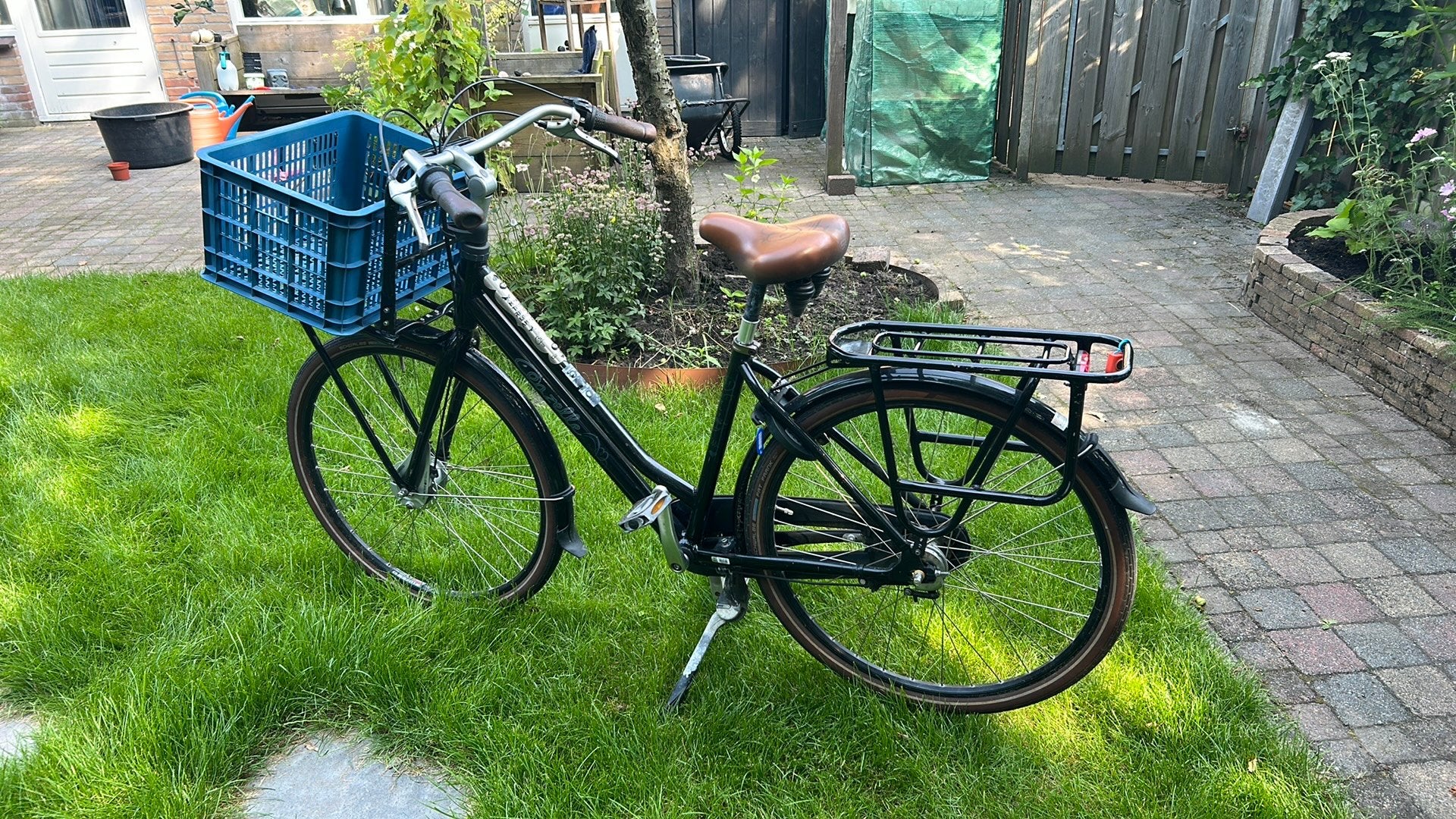 Gazelle Miss Grace 49 cm – Nexus 3 – Zwart – 28 inch, Ophalen, Gebruikt, 47 tot 50 cm, Versnellingen