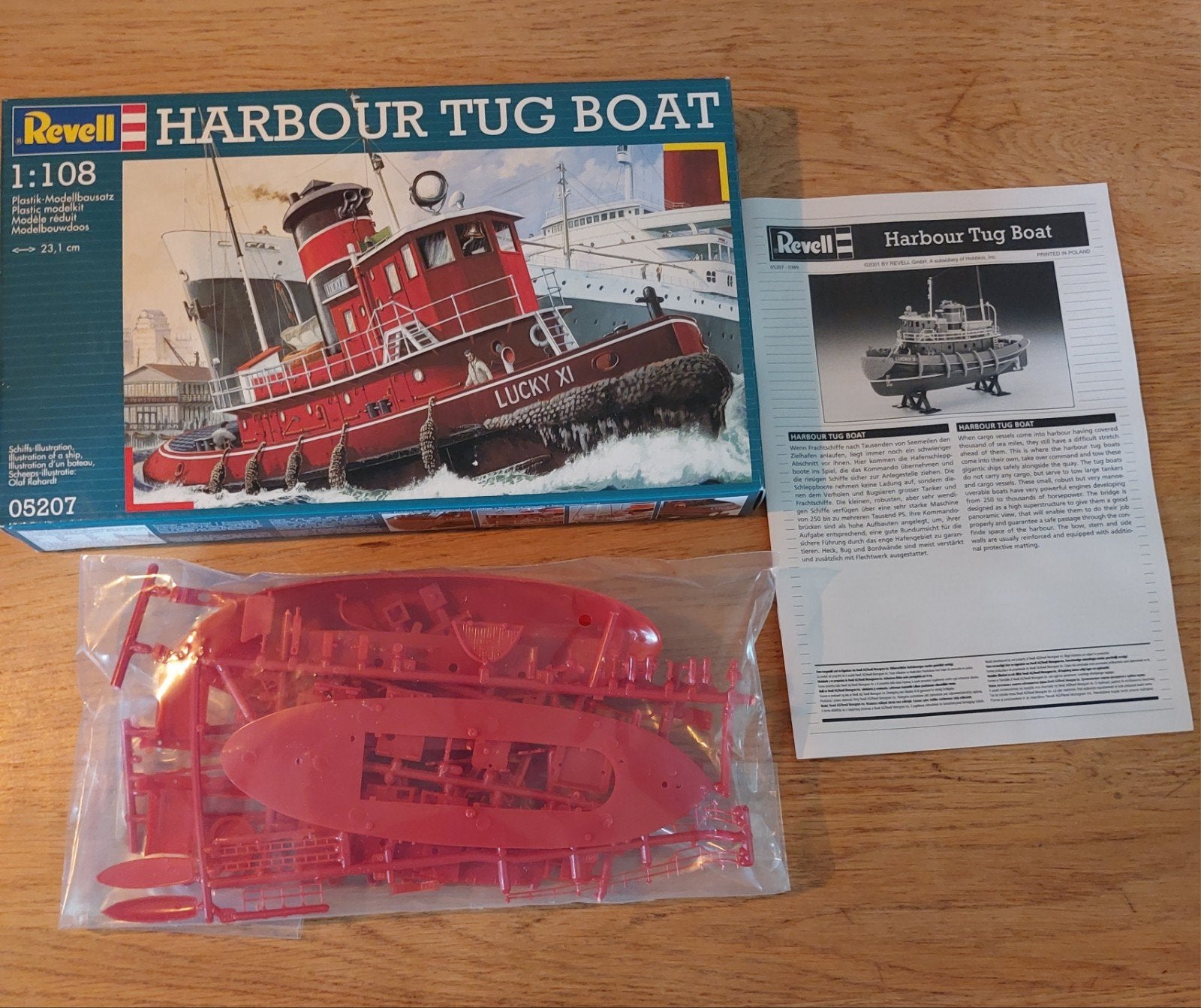 Revell Harbour Tug Boat Modelbouwkit 1:108, Ophalen, Zo goed als nieuw, 1:50 tot 1:200, Revell