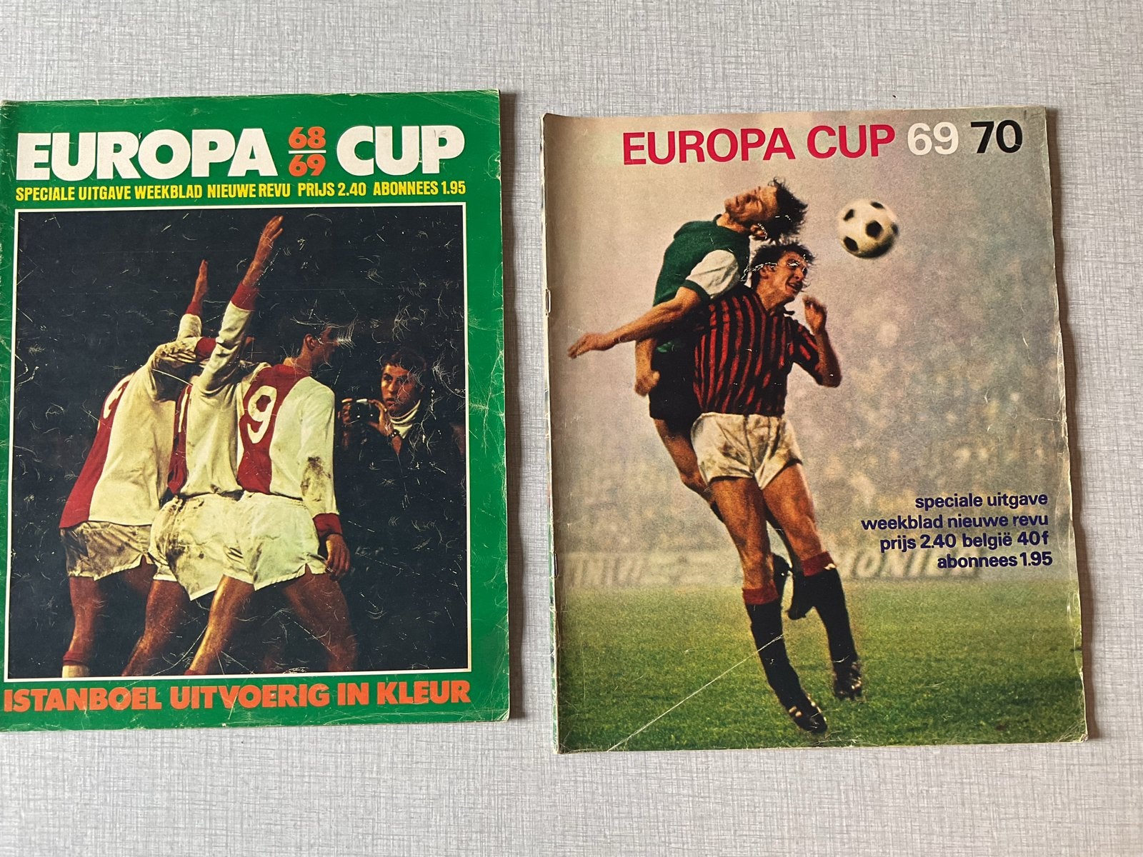 Vintage Voetbaltijdschriften - Europa Cup & Mexico 70, Ophalen