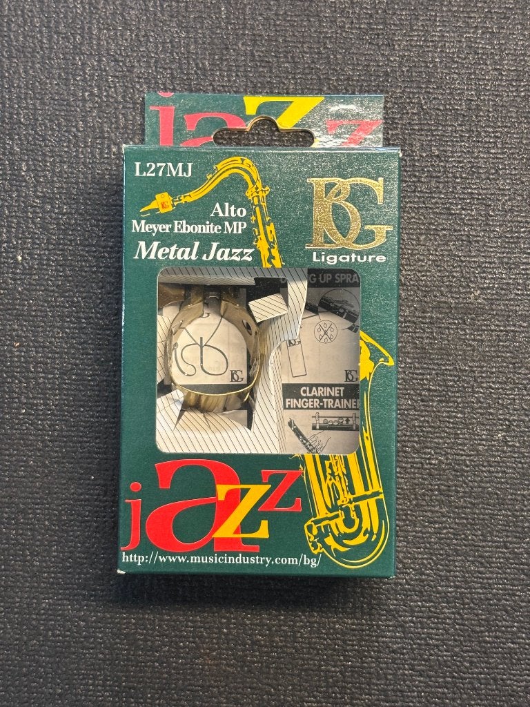 BG France L27MJ Metal Jazz Ligature Altsaxofoon, Saxofoon, Ophalen of Verzenden, Zo goed als nieuw, .