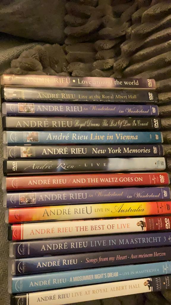 Andre rieu concert dvds ,div. Muziekdvds ,15 stuks, Alle leeftijden, Ophalen of Verzenden, Zo goed als nieuw, Muziek en Concerten