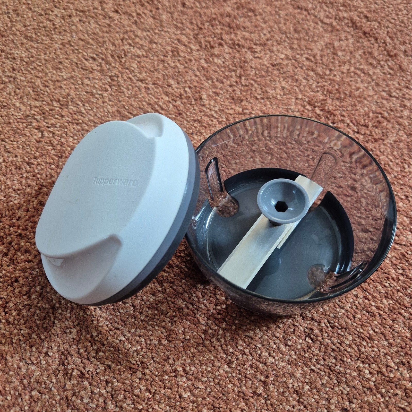 Tupperware Quick Chef hakmolen/mixer, Ophalen of Verzenden, Gebruikt, Wit, Overige typen