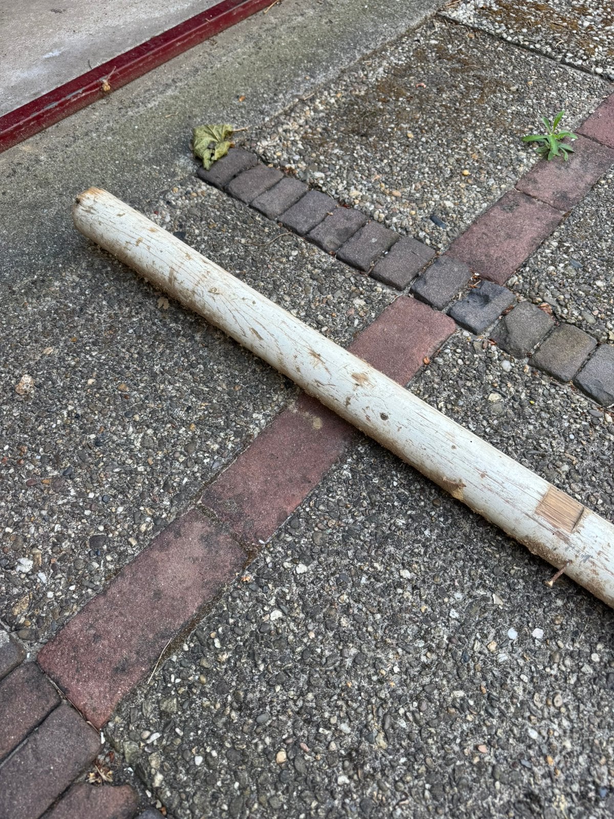 Vlaggenstok 5 meter, Ophalen, Gebruikt