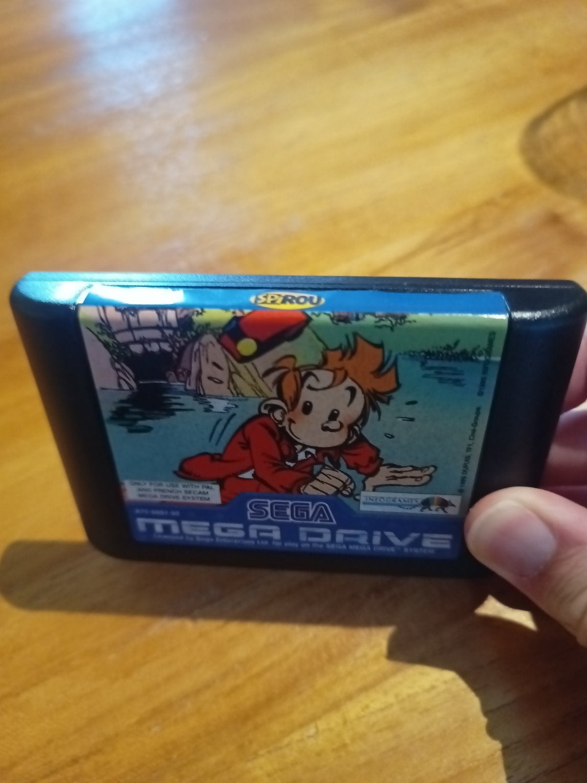 Spirou / Robbedoes SEGA Mega Drive, Gebruikt, 1 speler, Ophalen of Verzenden, Vanaf 3 jaar
