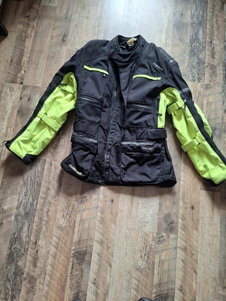 Held Gore-Tex & Cool-Max Motorjas - Zwart/Neon Geel, Held, Jas | textiel, Heren, Ophalen of Verzenden