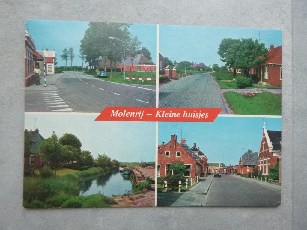 Molenrij, kleine huisjes 1981, Verzenden, 1980 tot heden, Gelopen, Noord-Brabant