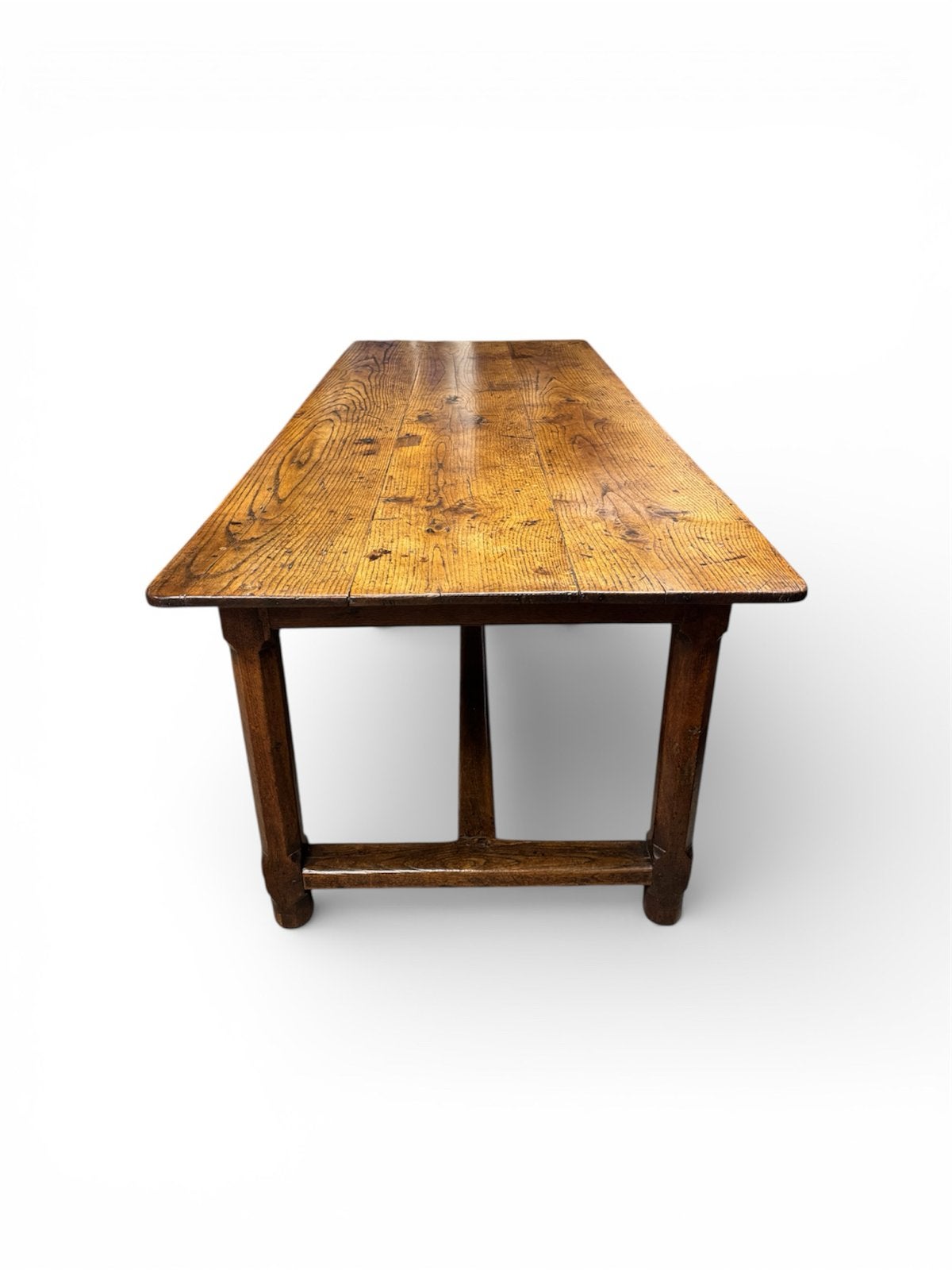 Antieke Franse eettafel tafel eikenhout 204 cm, Ophalen