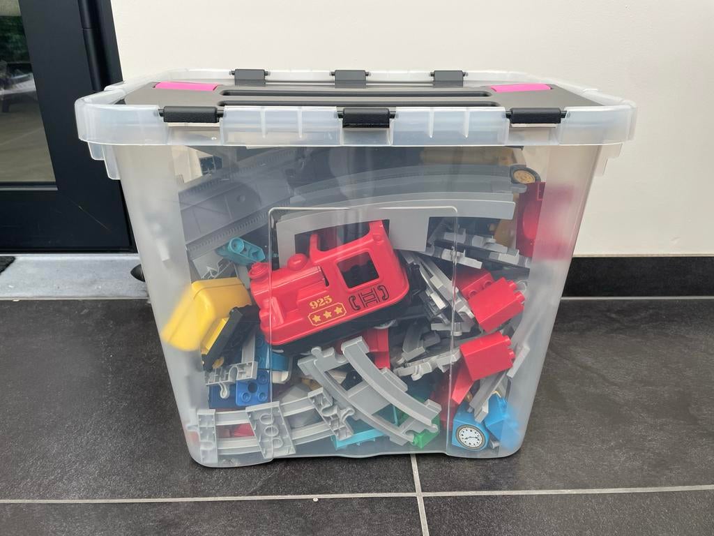 Duplo trein met uitbreiding, Ophalen, Gebruikt, Duplo, Complete set