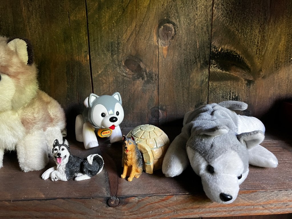 Husky pluche eb beeldjes, Dieren en Toebehoren, Honden-accessoires, Overige merken, Ophalen of Verzenden, Zo goed als nieuw, Overige typen