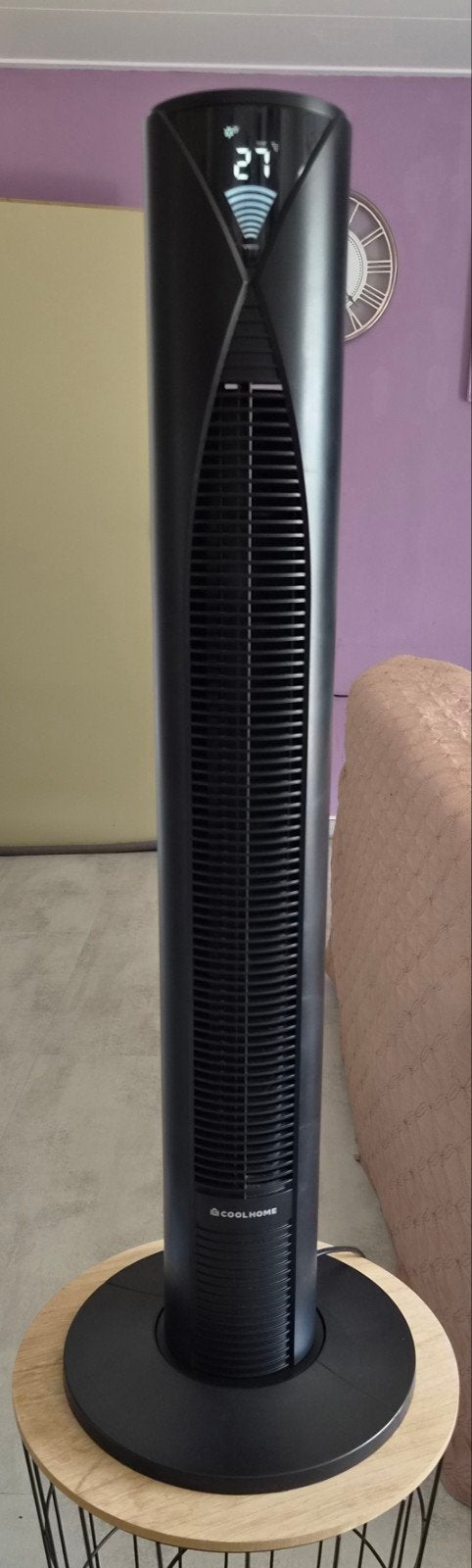 Cool Home Torenventilator met Afstandsbediening zwart, Witgoed en Apparatuur, Ventilatoren, Zo goed als nieuw, Torenventilator