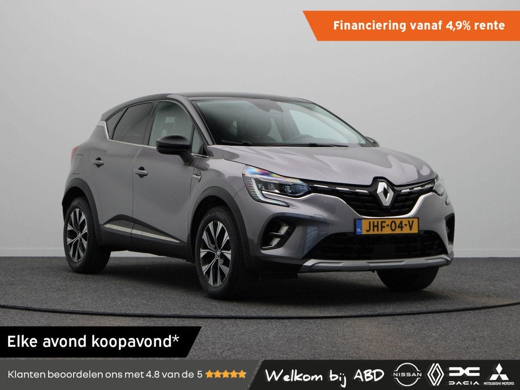 Renault Captur TCe 90pk Techno | Navi | Clima | Achteruitrij, Gebruikt, Euro 6, Leder en Stof, 3 cilinders