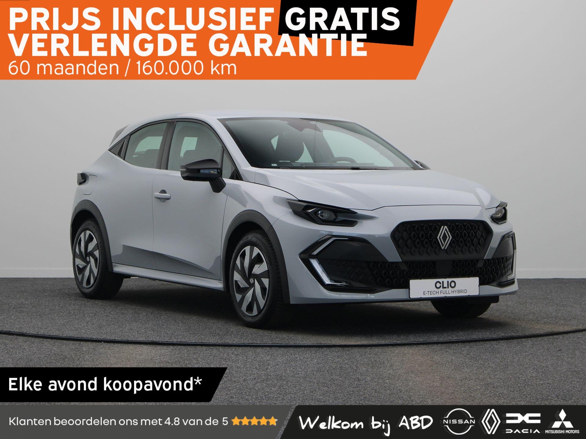 Renault Clio Hybrid 160pk evolution | Vijf jaar garantie | A, Auto's, Dealer onderhouden, Stof, Euro 6, 4 cilinders