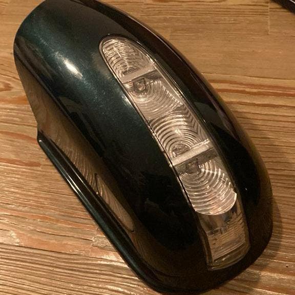 Mercedes W203 S203 CL203 linker spiegelkap+led knipperlicht, Ophalen of Verzenden, Gebruikt, Mercedes-Benz