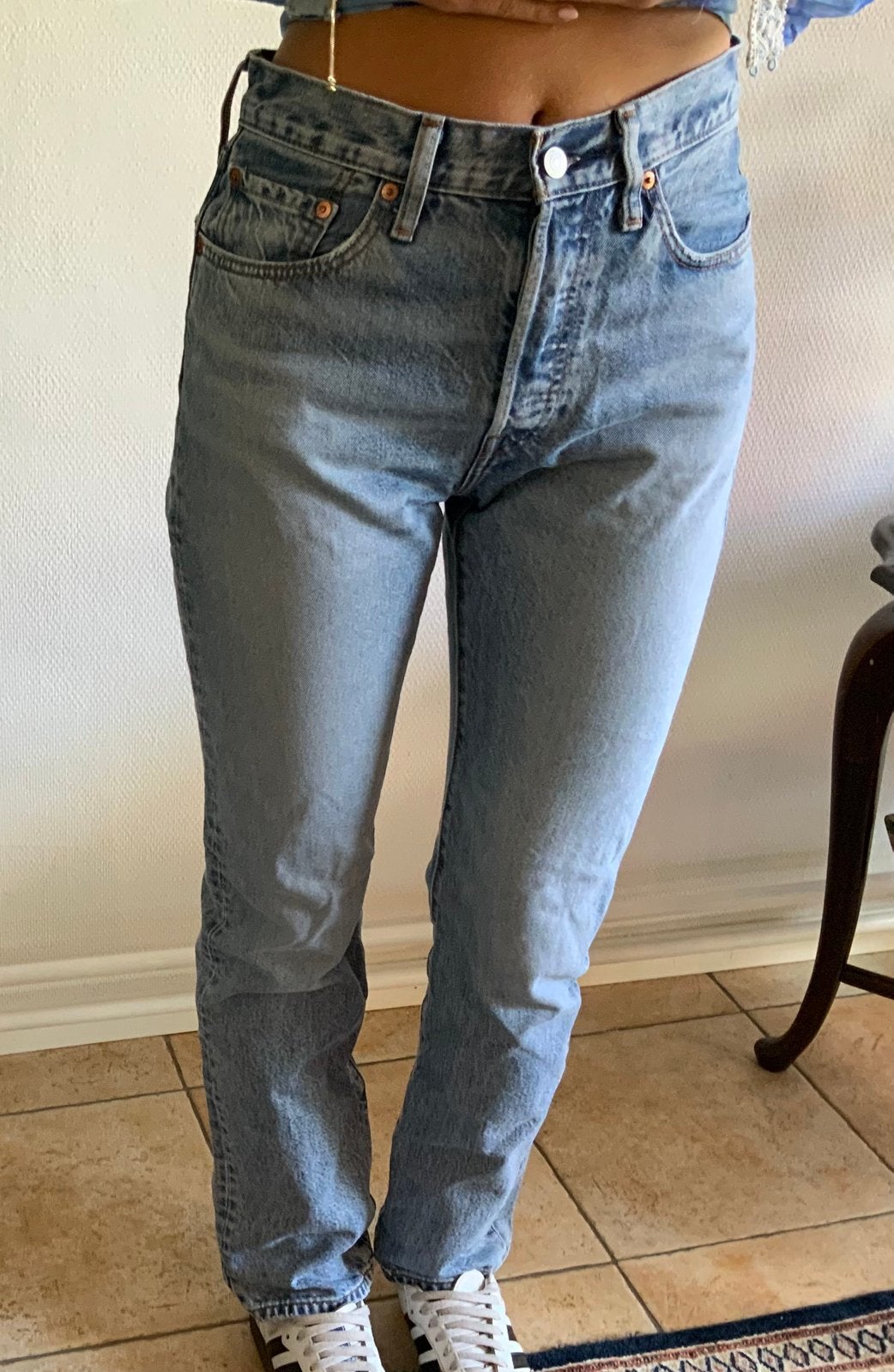 LEVI STRAUS & CO denim jeans maat W25/L 32, Ophalen of Verzenden, Zo goed als nieuw