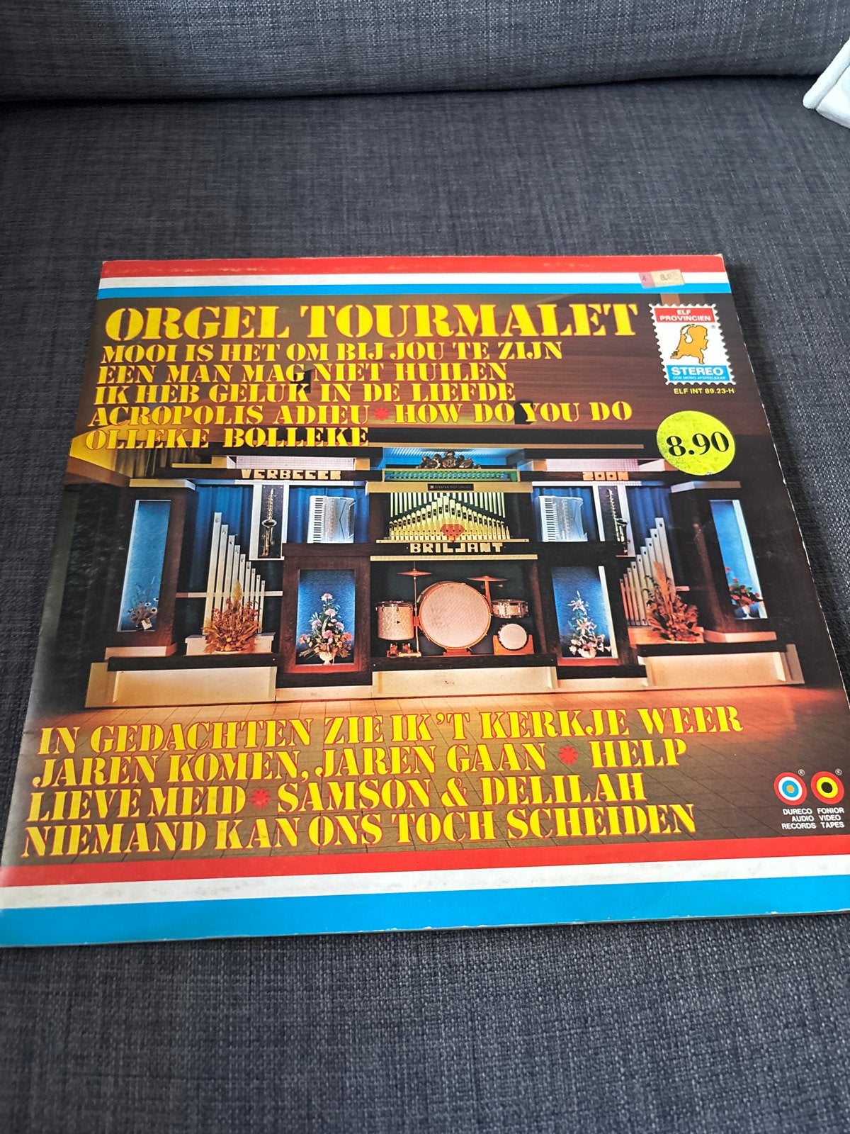 Orgel Tourmalet - Vintage LP met diverse hits, Ophalen, Gebruikt, Overige genres, Album