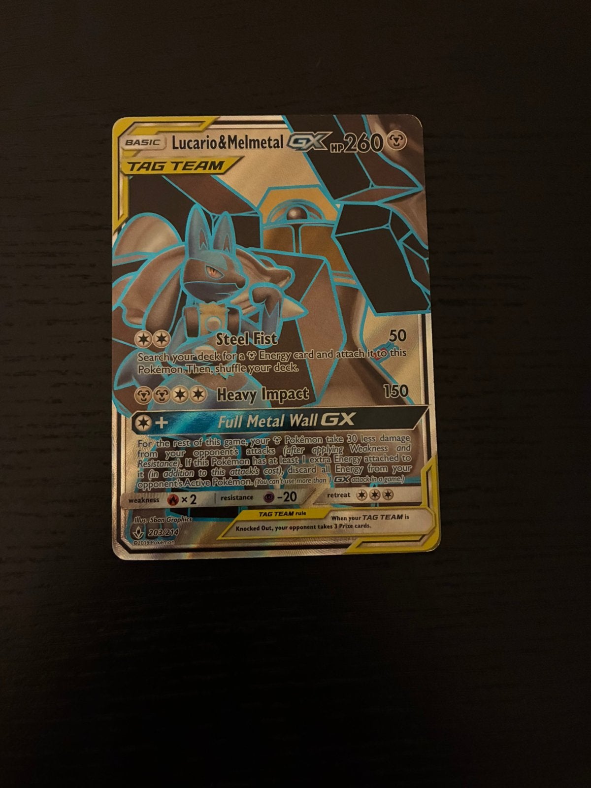 Lucario en melmetal 203/214, Ophalen of Verzenden, Zo goed als nieuw