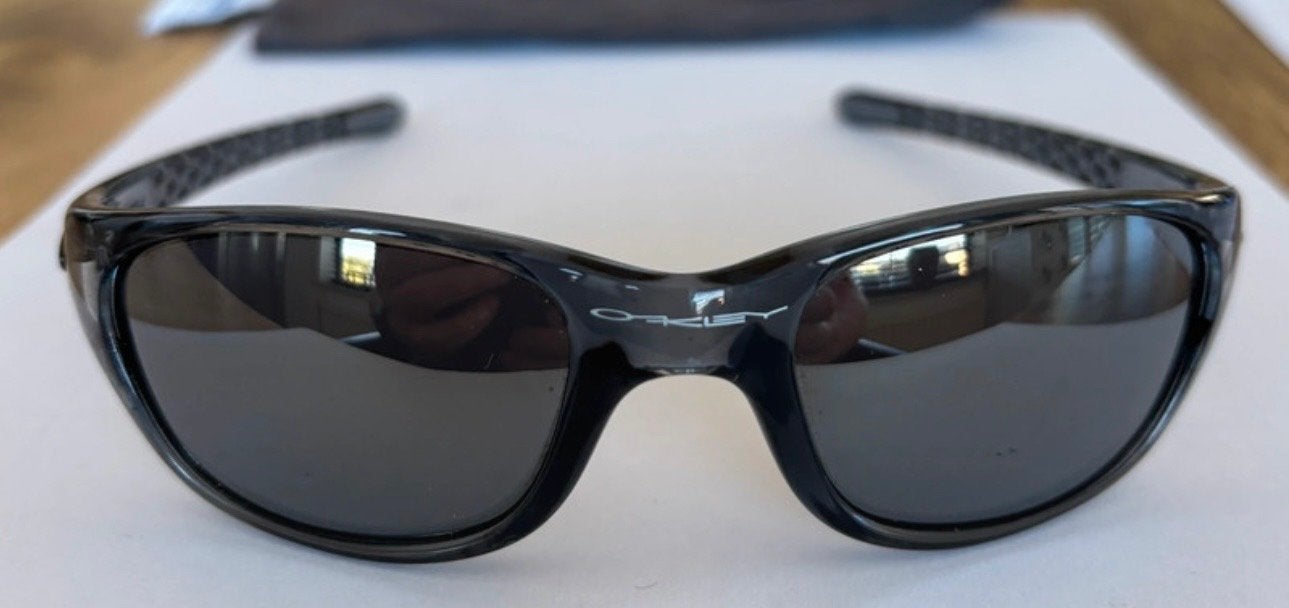Vintage Oakley TEN zonnebril - 1998 model, Gebruikt, Zonnebril, Zwart, Ophalen of Verzenden
